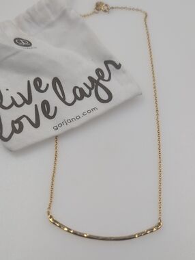 Gorjana Gold Taner Bar Necklace A4